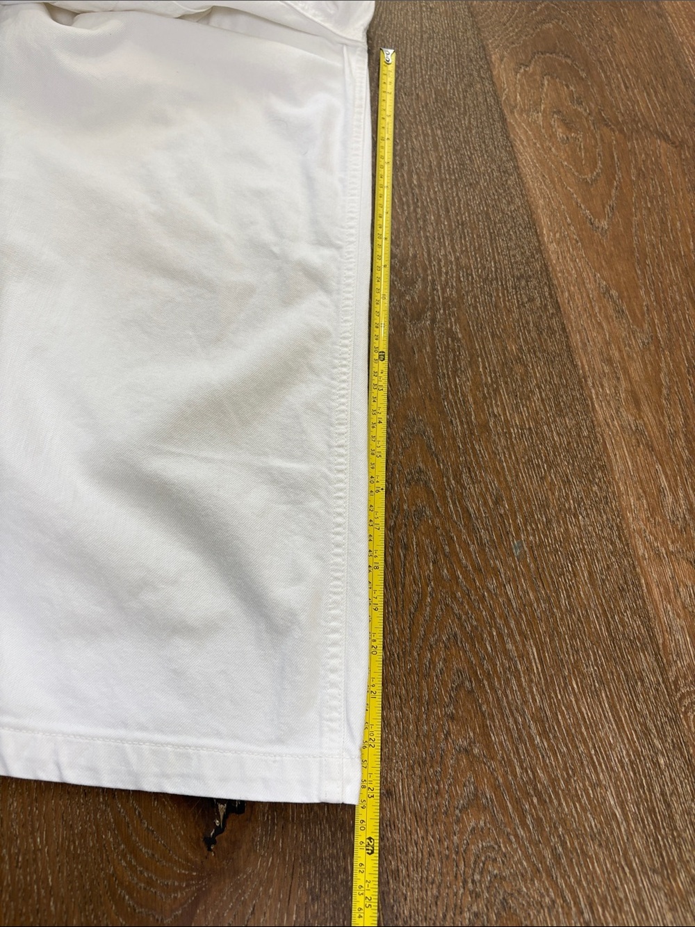 J.Crew Point Sur High-Rise Wide-Leg Crop Jeans in White Size 29 - Picture 8 of 9